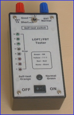 Flyback and coil ring tester